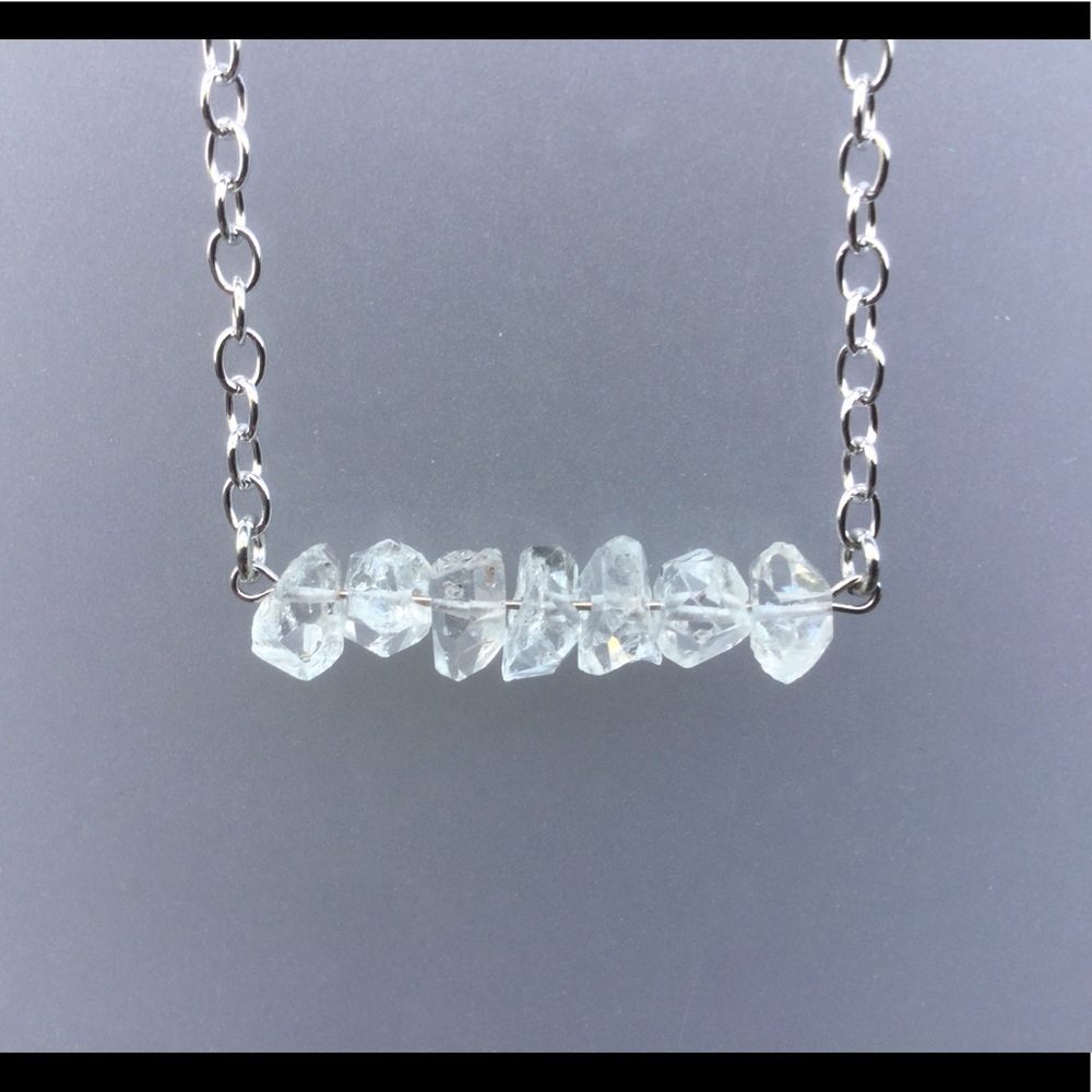 Herkimer necklace